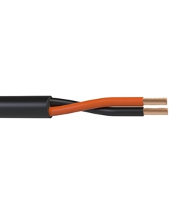 Кабель акустический WSC16300HF 300м, 16 AWG HighFlex, 1.5мм², диаметр 7.7мм, медь 84x0,15мм, чёрный, бухта Wize
