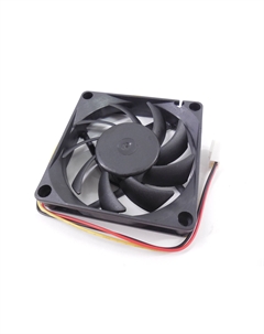 Вентилятор для корпуса D7015SM-3 70x70x15, втулка, 3 pin, провод 25 см Gembird