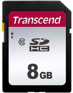 Карта памяти 8GB TS8GSDC300S SDHC, UHS-I Class U1, 95Мб/с/45Мб/с Transcend