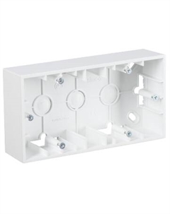 Коробка 1590752-030 15 Белый для наружного монтажа, 2-ая Simon