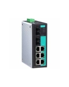 Коммутатор неуправляемый EDS-308-MM-ST-T 6x10/100BaseTx ports,2 multi mode 100Fx Moxa