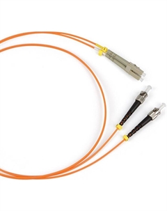 Патч-корд волоконно-оптический DPC-TOP-OM1-LC/P-ST/P-10 дуплексный, LC/PC-ST/PC, MM 62.5/125, 10.0 м Toplan