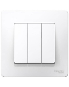Выключатель Schneider Electric BLNVS100501 3-клавишный, 10А, 250B (белый) внутр Systeme electric