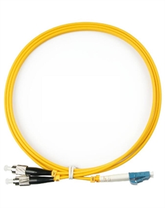 Патч-корд волоконно-оптический DPC-TOP-652-FC/A-LC/U-1.0 дуплексный, FC/APC-LC/UPC, SM, 1.0 м LZSH Toplan