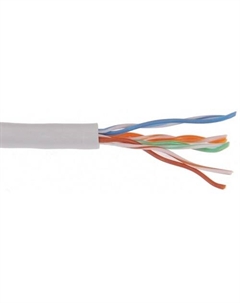 Кабель витая пара U/UTP 6 кат. 4 пары LC1-C604-121 23AWG(0.57 мм), медь, одножильный (solid), внутренний, LSZH, нг(A)-HF, серый, уп/305м ''GREEN'' Itk