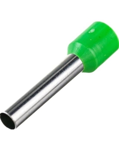 Наконечник штыревой UGN10-006-06-18 НШВИ 6,0-18 светло-зеленый (100шт/упак) Iek