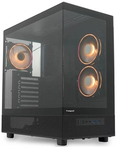 Корпус eATX F710 без БП, боковая панель из закалённого стекла, 2*USB 3.0 Hspd