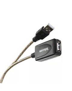 Кабель интерфейсный USB 2.0 TUS7049-10M удлинительный  A(M)/(F), 10m Telecom