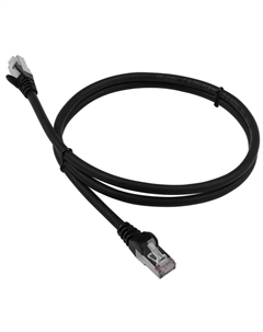 Кабель патч-корд LAN-PC45/S6-3.0-BK LSZH FTP кат.6, 3.0 м, черный Lanmaster