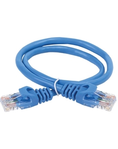 Кабель патч-корд PC03-C6UL-2M кат. 6 UTP LSZH 2м синий Itk