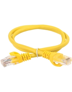 Кабель патч-корд PC05-C6UL-2M кат. 6 UTP LSZH 2м жёлтый Itk