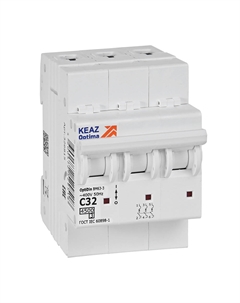 Автоматический выключатель 326815 OptiDin BM63-3C32-4,5-УХЛ3 Кэаз