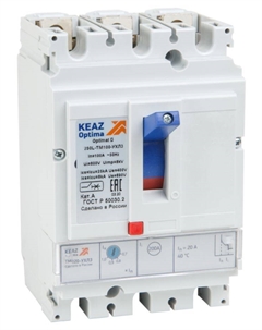 Автоматический выключатель в литом корпусе 291417 OptiMat D250L-TM100-УХЛ3 Кэаз