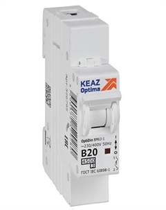 Автоматический выключатель 329502 OptiDin BM63-1B20-4,5-УХЛ3 Кэаз