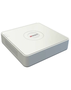 Видеорегистратор DVR-104P-G(B) 4-х канальный гибридный HD-TVI для аналоговых HD-TVI AHD и CVI камер + 1 IP-канал/1080p, Видеовход: 4 канала BN Hiwatch