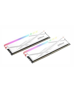 Модуль памяти DDR5 32GB (2*16GB) DHI-DDR-C600URW32G64D white PC5-51200 6400MHz CL32 радиатор 1.4V RGB Dahua
