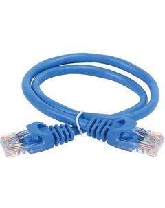 Кабель патч-корд PC03-C5EU-5M кат.5Е UTP, 5м, синий Itk