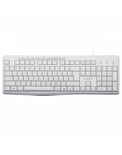 Клавиатура KB-8430M белая, USB, 113 кл, м/медиа, каб. 1,5м Gembird