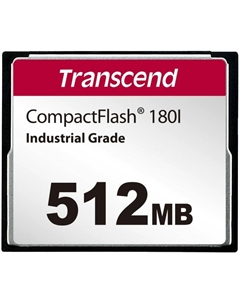 Карта памяти CompactFlash 512MB TS512MCF180I 180I Transcend