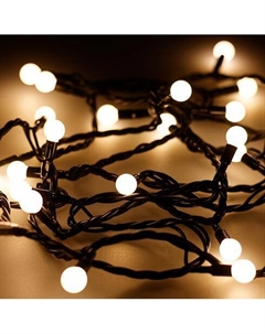 Гирлянда светодиодная Arlight ARD-BALL-CLASSIC-D13-10000-BLACK-100LED 025572 warm, нить, 230V, 7W, Ardecoled, IP65, 10м