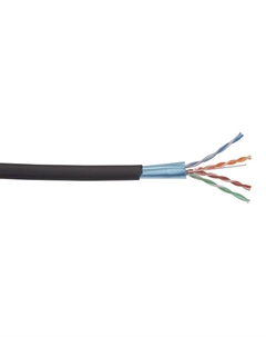 Кабель витая пара F/UTP 6 кат. 4 пары LC3-C604-339 23AWG solid, LDPE, 305м, черный Itk