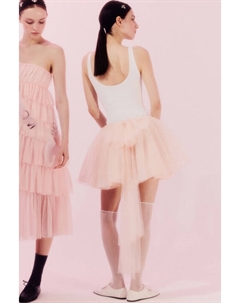 Юбка мини пышная с объемным бантом Befree