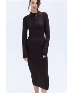 Платье миди вязаное облегающее с разрезом Befree