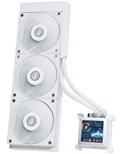 Жидкостное охлаждение HydroShift LCD 360S White для Socket/1700/1851/AM5/AM4, 3x120 мм, белый (G89.GHSLCD36SW.R0) Lian li