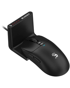 Мышь беспроводная/проводная Bloody R72 Ultra Duo, 20000dpi, оптическая светодиодная, USB/Радиоканал, черный (R72 ULTRA DUO) A4tech