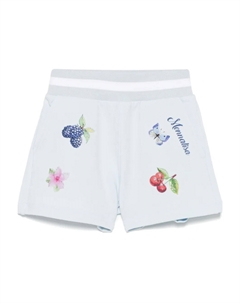 Шорты с эластичным поясом, синий Monnalisa