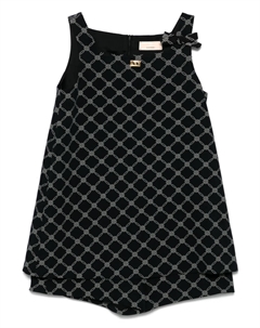 Комбинезон с логотипом, черный Elisabetta franchi la mia bambina