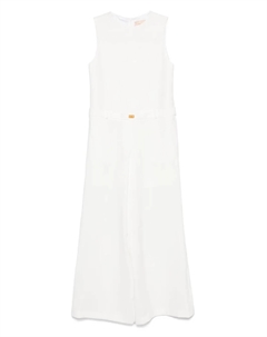 Комбинезон со стразами, нейтральный Elisabetta franchi la mia bambina