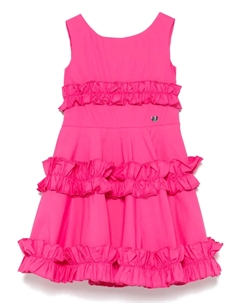 Платье с оборками, розовый Monnalisa