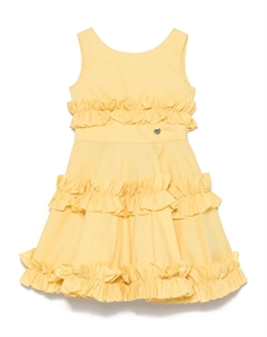 Платье с оборками, желтый Monnalisa