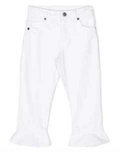 Расклешенные джинсы, белый Douuod kids