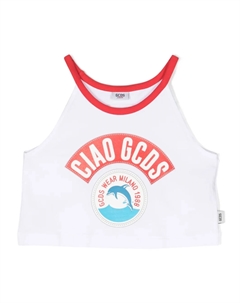 Топ с логотипом, белый Gcds kids