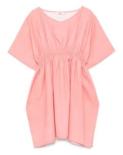 Твиловое платье-кафтан, розовый Andorine