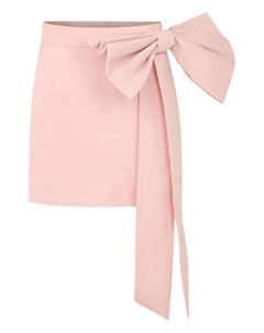 Мини-юбка с бантом, розовый Caroline bosmans