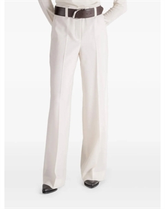 Шерстяные брюки, белый Incotex