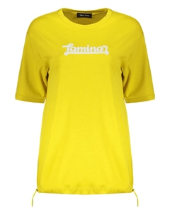 Футболка с завязками по низу, желтый Herno