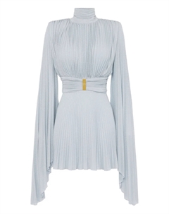 Мини-платье в складку, синий Elisabetta franchi