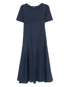 Платье макси со вставками, синий Add