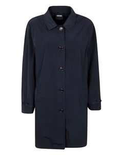 Однобортное пальто, синий Aspesi