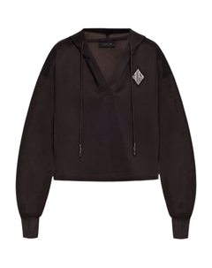 Толстовка с логотипом, коричневый Lacoste