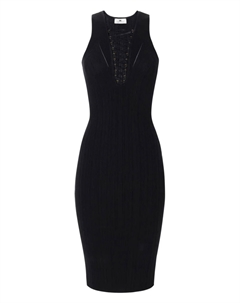 Вязаное платье, черный Elisabetta franchi