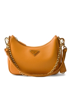 Сумка-портфель Re-Edition 2005 с текстурой, оранжевый Prada