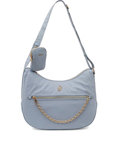 Сумка через плечо с логотипом, синий Liu jo