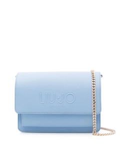 Фактурная сумка через плечо, синий Liu jo