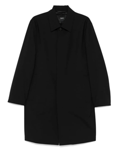 Однобортное пальто, черный Theory