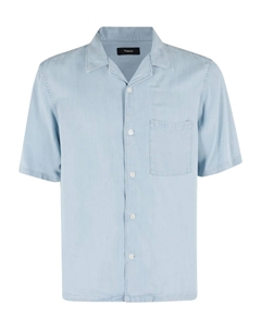 Рубашка на пуговицах, синий Theory